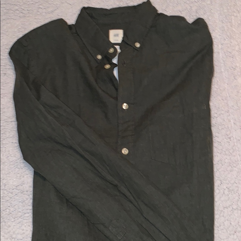 H&M Regular Fit Cotton Shirt - Picture 3 of 6